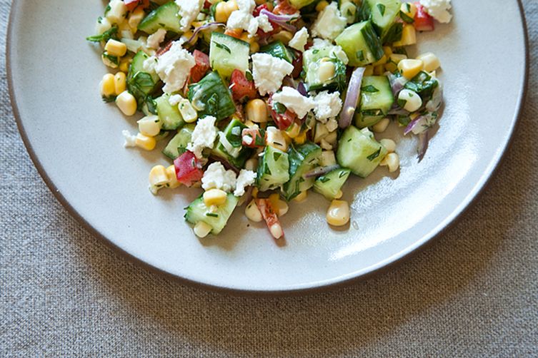 Veggie Salad Drawn with Raw Farm Dressing