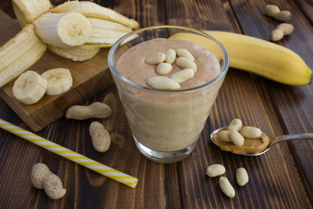 Peanut Butter-Banana Protein Shake