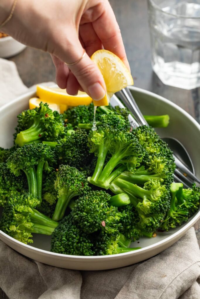 Steamed Broccoli dinner for weight loss Indian